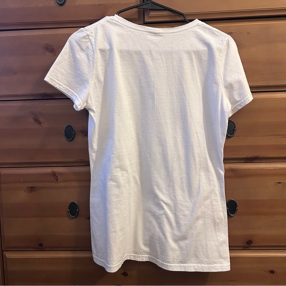 White T-shirt w Auntie Quote Size Small Short Sleeved - Picture 4 of 4